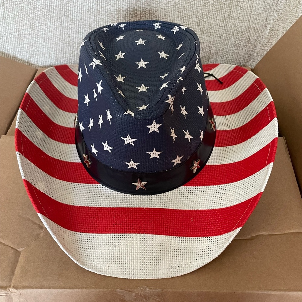 American Flag Cowboy Hat